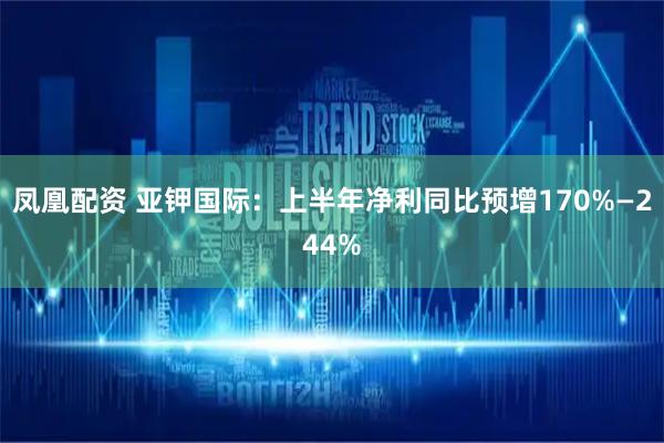 凤凰配资 亚钾国际：上半年净利同比预增170%—244%
