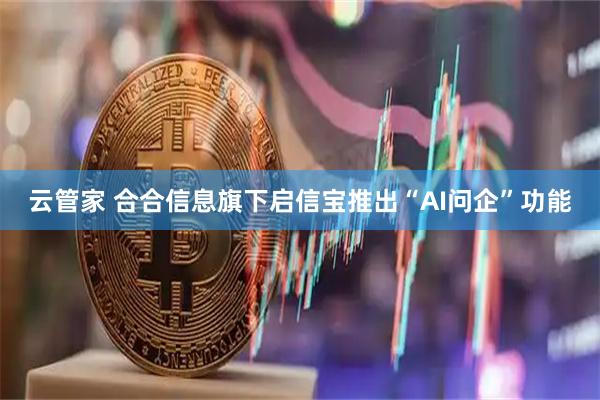 云管家 合合信息旗下启信宝推出“AI问企”功能